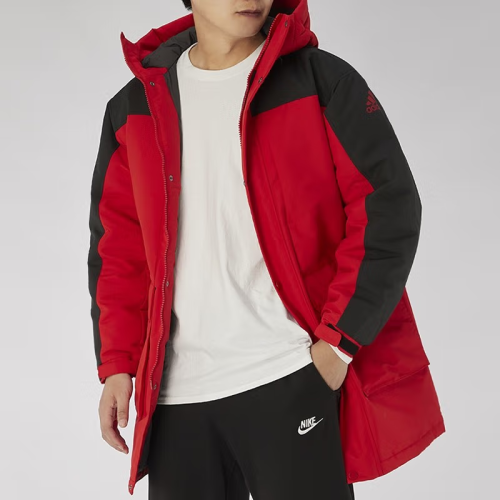 Adidas/阿迪達斯 22年 秋冬 男款 加絨 保暖 運動 休閑 羽絨服 GN9834